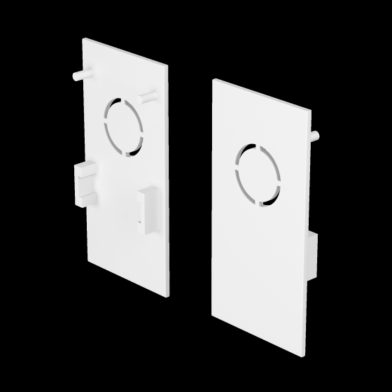 Комплектующие для трековой системы Exility белые 3