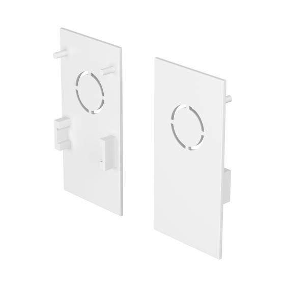 Комплектующие для трековой системы Exility белые 2