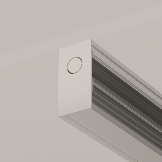 Комплектующие для трековой системы Exility белые 4