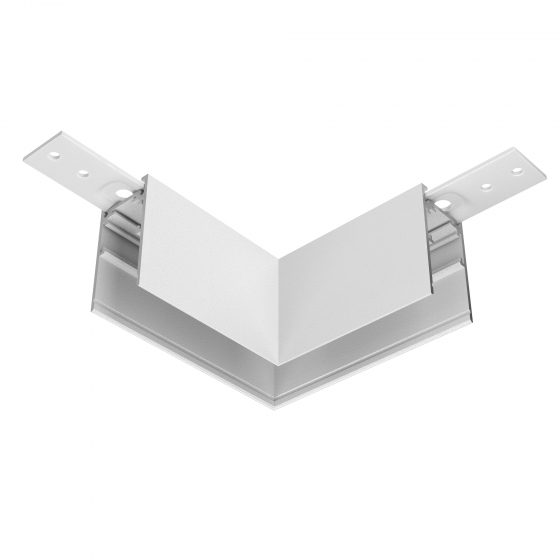 Коннектор угловой Exility белый 1