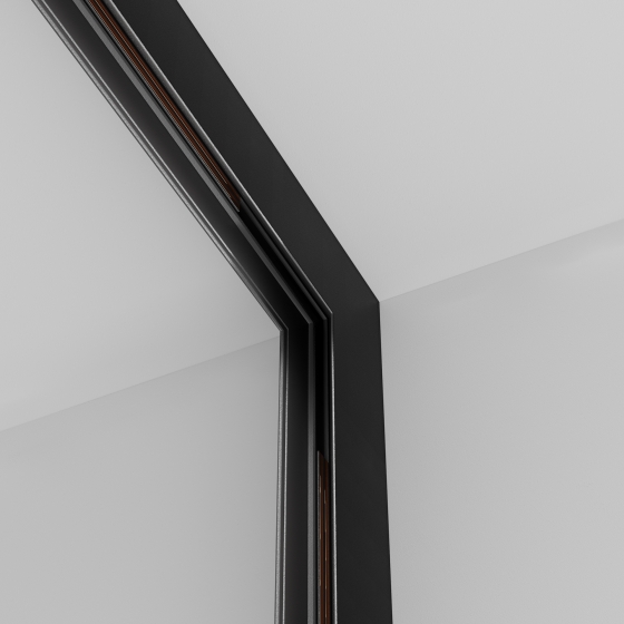 Комплектующие для накладной трековой системы EXILITY черные 3