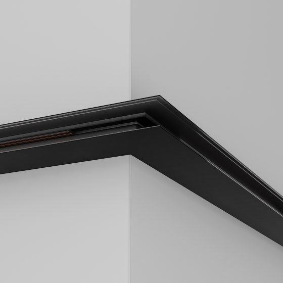 Коннектор внешний Exility накладной черный 3