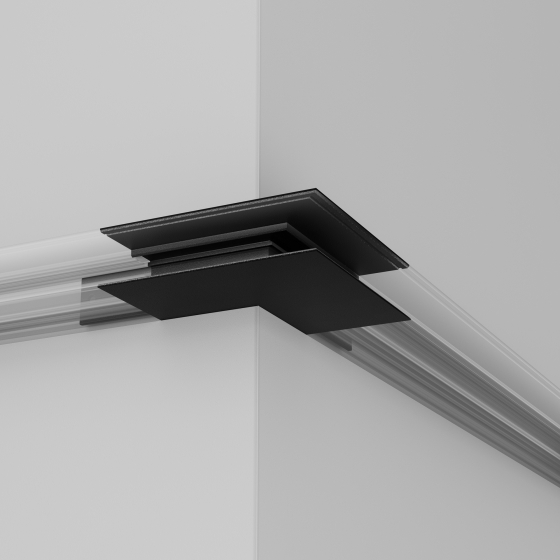 Коннектор внешний Exility накладной черный 5