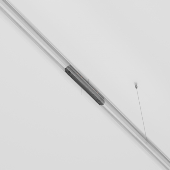 Коннектор питания прямой Exility черный 5