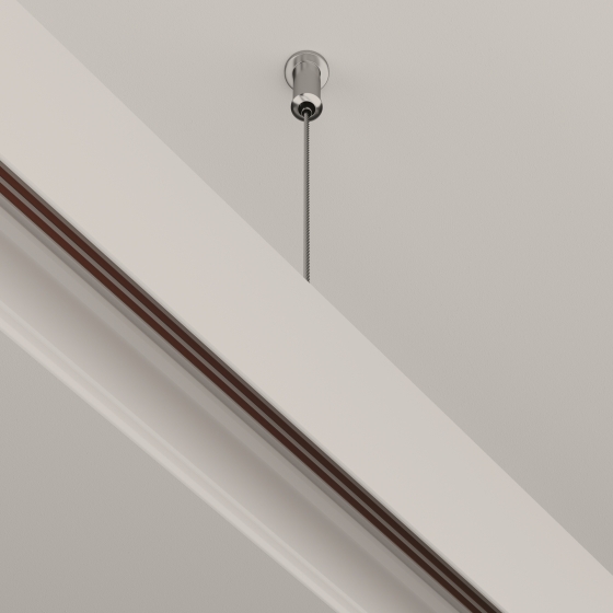 Подвес тросовый Exility белый 80x22 см 3