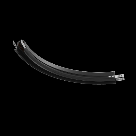 Коннектор радиусный Exility черный 457 мм 10