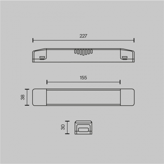 Источник напряжения Elasity 48В, белый 3