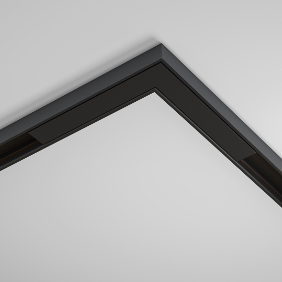 Угловой коннектор питания Basity черный 3