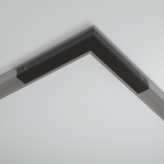 Угловой коннектор питания Basity черный 5