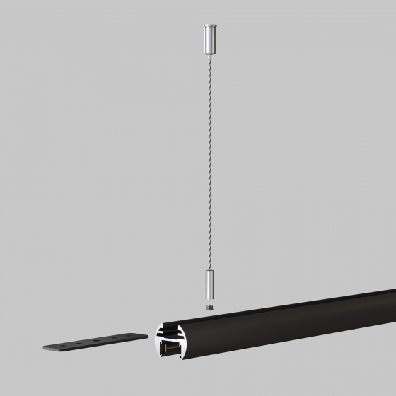 Комплектующие трековой системы BASITY черные 3