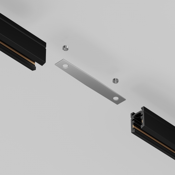 Коннектор прямой для шинопровода Levity серебро 4