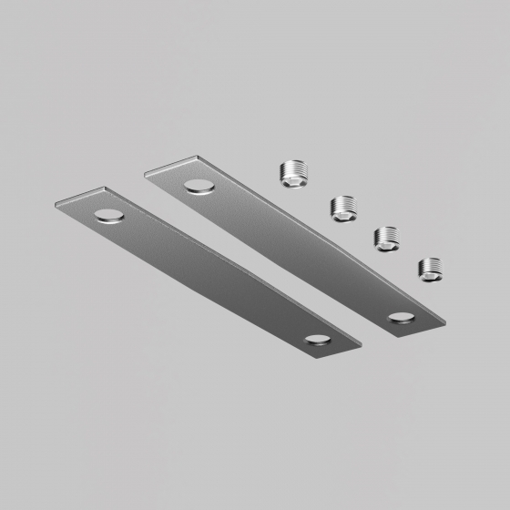 Коннектор прямой для шинопровода Levity, 2шт 2