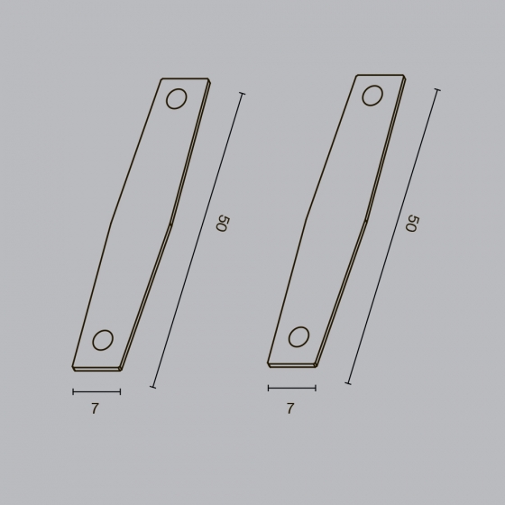 Коннектор прямой для шинопровода Levity, 2шт 6