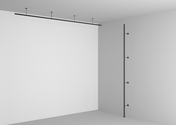 Комплектующие для накладной трековой системы Levity черные 7