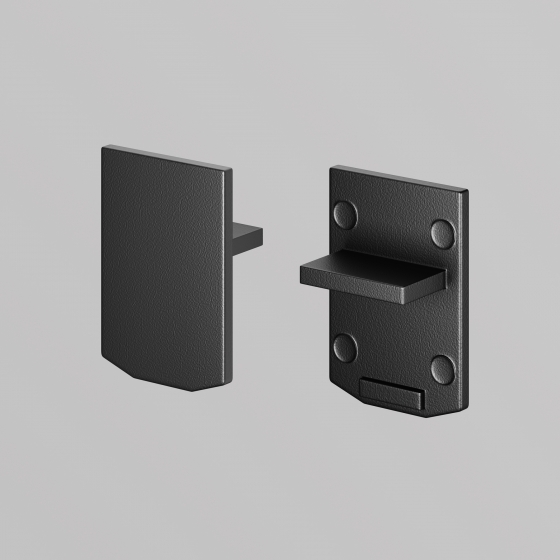 Заглушка для шинопровода Levity черная 2