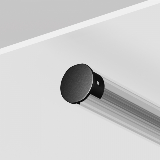 Заглушка для трековой системы LEVITY черная 5