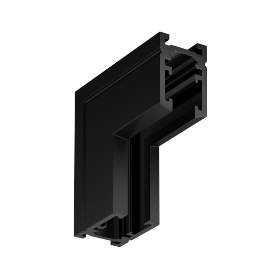 Коннектор угловой внутренний Technical накладной Levity черный 1