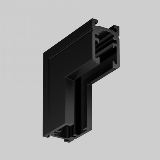 Коннектор угловой внутренний Technical накладной Levity черный 2