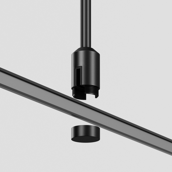 Крепление потолочное FLEXITY черное 340 мм 4