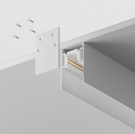 Шинопровод Gravity белый 1м накладной/подвесной 6