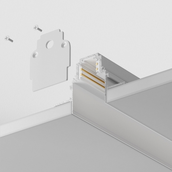 Шинопровод встраиваемый Gravity белый 2000 мм 5