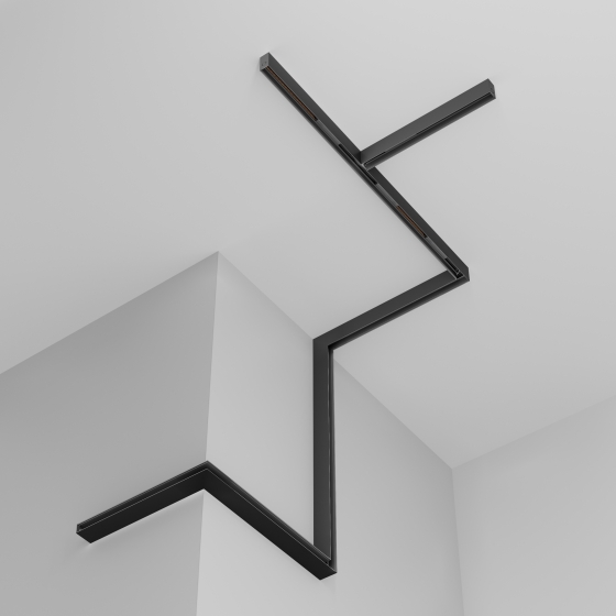 Шинопровод встраиваемый EXILITY черный 2000 мм 4