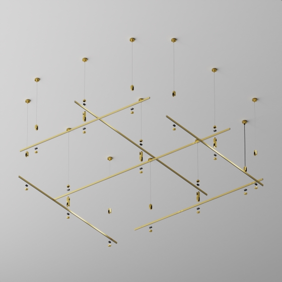 Шинопровод Flarity латунный 2 м 3