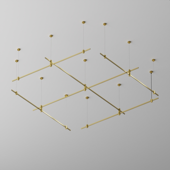 Шинопровод Flarity латунный 2 м 4