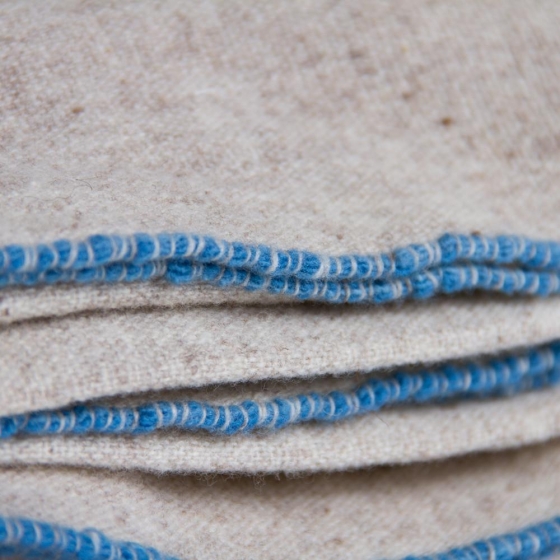 Одеяло из шерсти мериноса Sisteron 140X180 CM голубое 2
