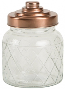 Ёмкость для хранения Glass Jars Lattice 600 ml