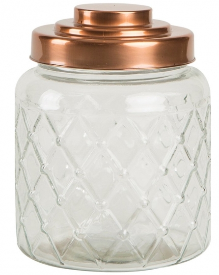 Ёмкость для хранения Glass Jars Lattice 2600 ml 1