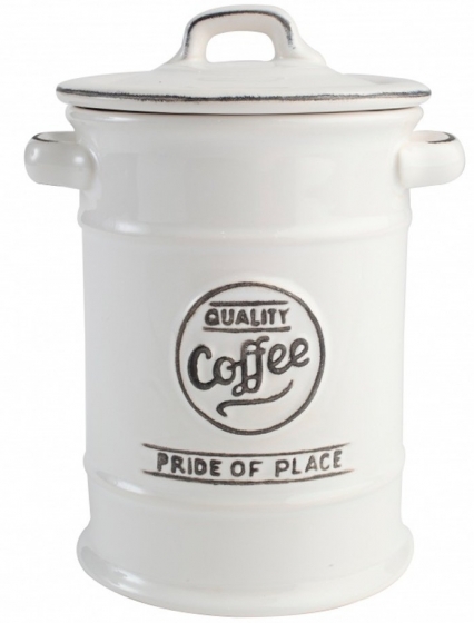 Ёмкость для хранения кофе Pride of Place 12X12X18 CM White 1