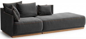 Диван с лаундж модулем Soho 256X94X92 CM