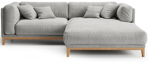 Трёхместный диван с кушеткой Case 248X195X80 CM 2