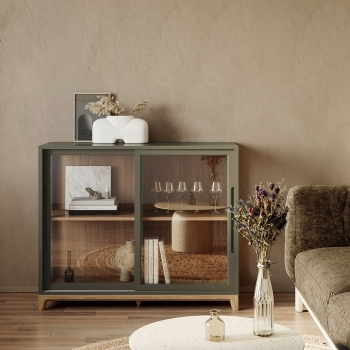 Низкая витрина Case 121X45X100 CM