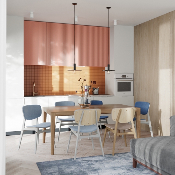 Обеденный стол Mavis 140X80X75 CM 7