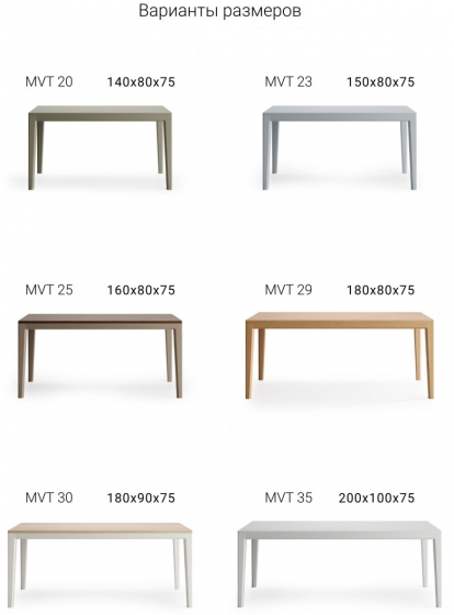 Обеденный стол Mavis 160X80X75 CM 6