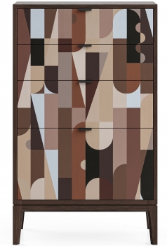 Высокий комод Timeless Factura 67X45X110 CM