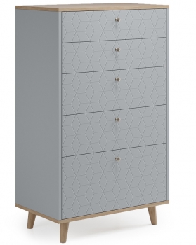 Высокий комод Twin 76X45X126 CM