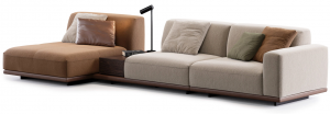 Диван с кушеткой Kyoto 342X149X81 CM
