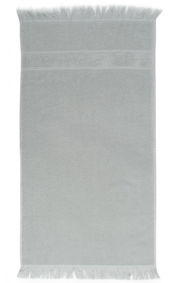 Банное полотенце с бахромой 70X140 CM серого цвета 1