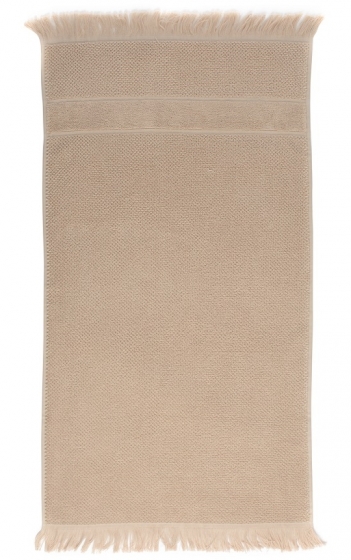 Банное полотенце с бахромой 70X140 CM бежевого цвета 1