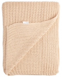 Плед вязаный Essential 180X130 CM бежевый