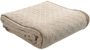 Покрывало из хлопка Essential 230X250 CM бежевого цвета