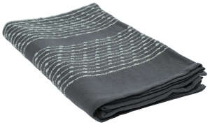 Покрывало из хлопка Ethnic 230X250 CM серого цвета