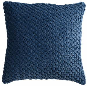 Подушка декоративная Essential 45X45 CM тёмно-синего цвета