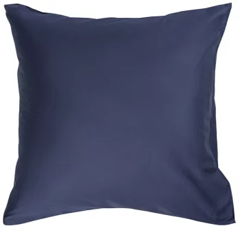Две наволочки из сатина Essential 70X70 CM тёмно-синего цвета