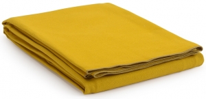 Покрывало из фактурного хлопка Essential 250X180 CM горчичного цвета