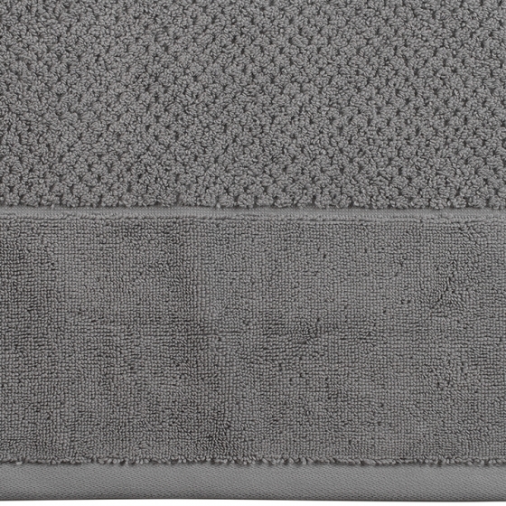 Полотенце банное фактурное Essential 90X150 CM серого цвета 5