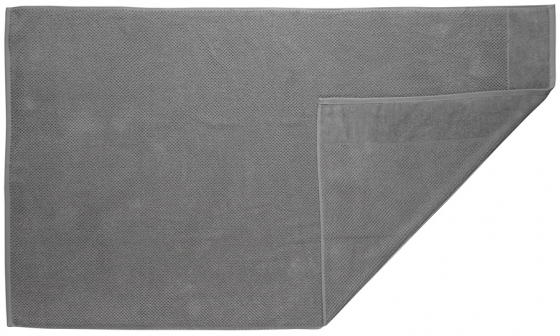 Полотенце банное фактурное Essential 90X150 CM серого цвета 3
